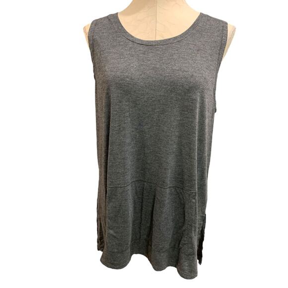 XL RBX Womens Gray Workout Tank Top Shirt Heathered - Picture 2 of 8